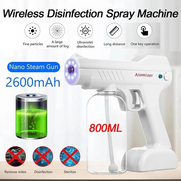 kuzotoea_shop Nano Spray Gun Disinfectant Fogging Sterilizer Portable Wireless
