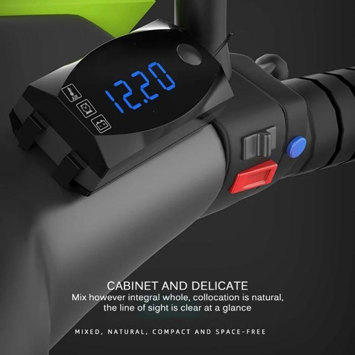 NEW PORODUK JAM DIGITAL BUAT DI MOTOR DAN MOBIL MULTI FUNGSI JAM DIGITAL DAN VOLT