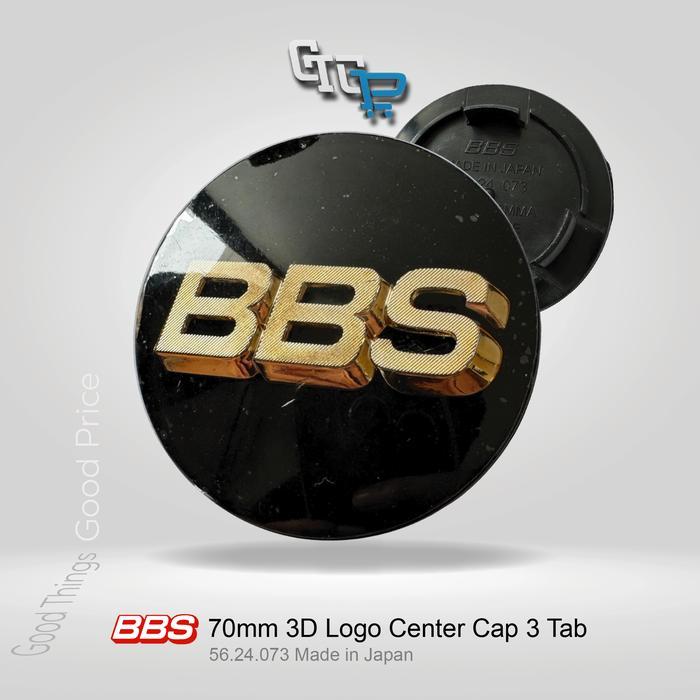 Dop Velg BBS Center Cap 70mm 3 Tab Made in Japan RS RX LM LMR