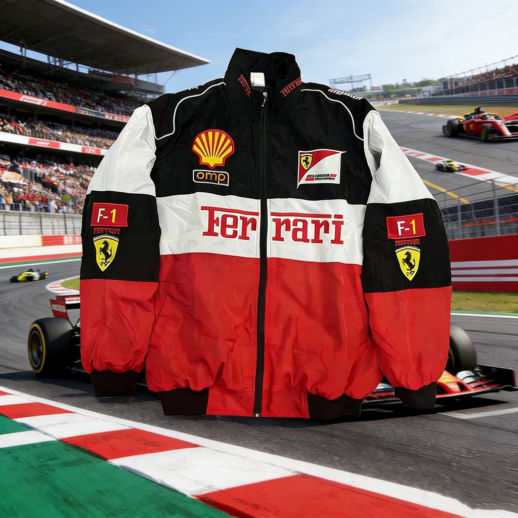 1pc Ferrari 2025 New Men's and Women's Racing Jacket Ferrari Outdoor Sports Jacket Spring and Autumn