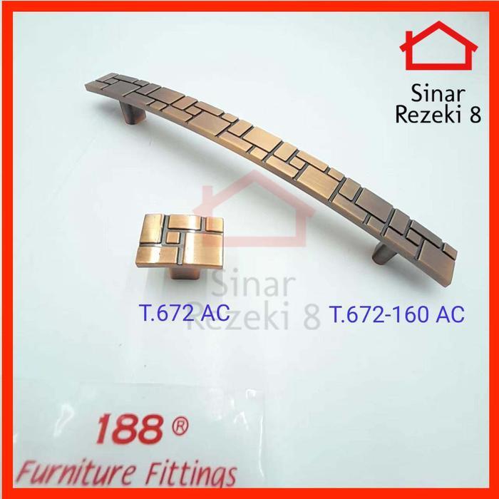 Tarikan Laci Pintu Lemari Kotak 672 AC / Handle Antik Gagang Vintage