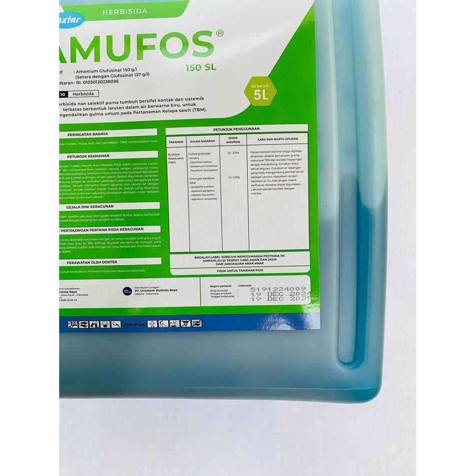 Herbisida Pengendali Gulma Teki Lulangan Amufos 150Sl 150Sl Isi Kemasan 5Liter Dari Hextar Terlaris
