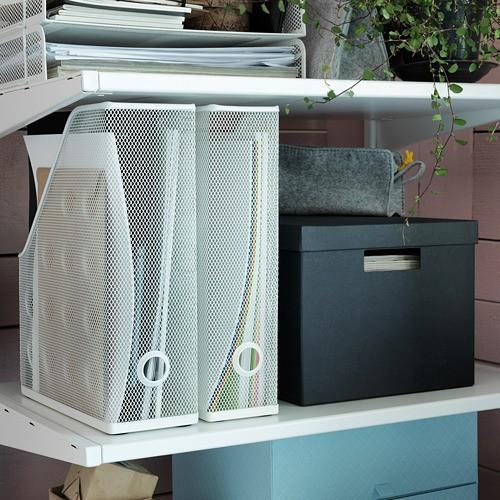 SET BINDER ISI 2 PCS TEMPAT FILE MAJALAH BUKU BAJA PUTIH FOLDER BOX