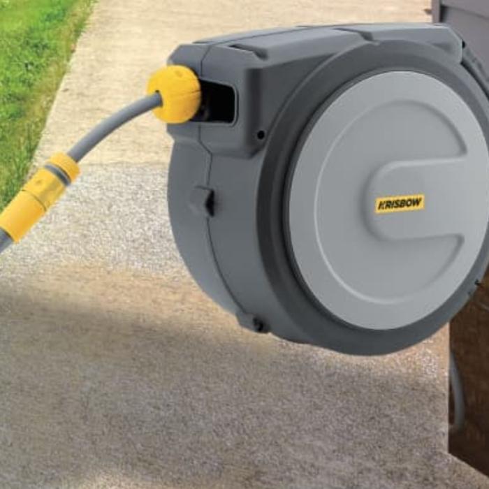 krisbow selang air 10 meter auto rewwin gulung otomatis selang taman 10m