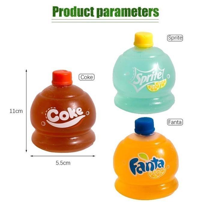 Mainan Squishy botol viral Anti Stress Lucu Mainan Squishy Pencet Anti Stress