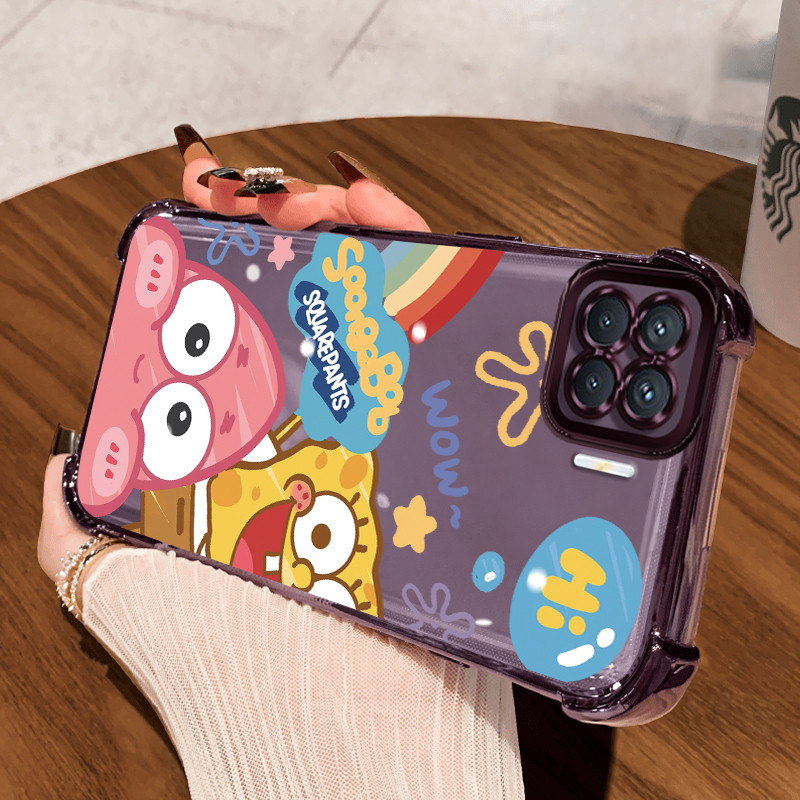 Casing Hp untuk OPPO A93 Reno 4F Reno 4 Lite F17 Pro Case Patrick Bintang Sahabat Kasing mall inline