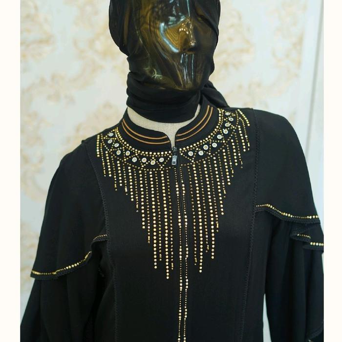 [New] A8435 - Abaya Hikmat Fashion Original Set Hijab