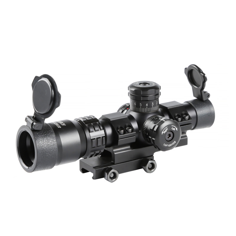 MARCH Rifle Scope 2-8X20IR Tactical Riflescope Spotting for Hunting Optical Short Airsoft Airgun