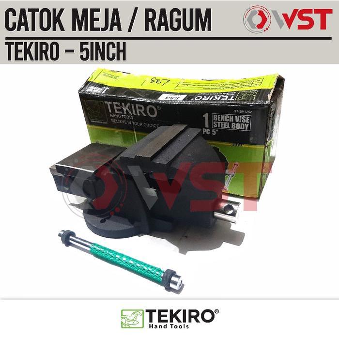 Sale Catok 5Inch Tekiro / Ragum 5 Inch / Bench Vise 5" / Catok Meja