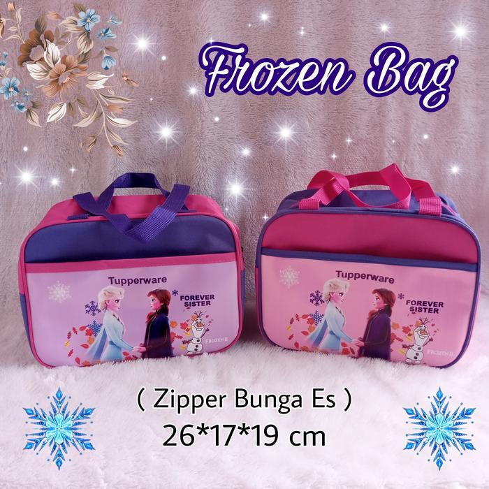 Tupperware Tas Frozen Elsa / Tas bekal makan motif Frozen Elsa