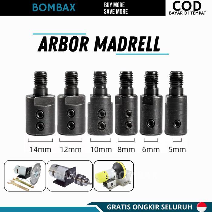 Adaptor Konektor Dinamo ke Gerinda Sambungan Dinamo As 5mm - 14mm Multifungsi