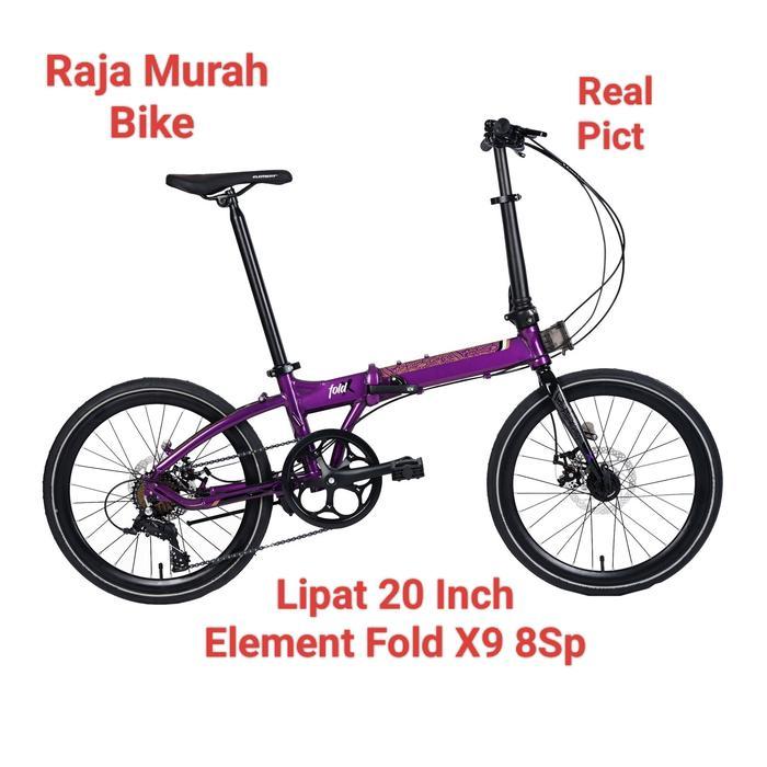 TERLARIS Sepeda Lipat Fold X9 20 Inch Sepeda Lipat 20 Inch Fold X9 Speed Selamat Berbelanja