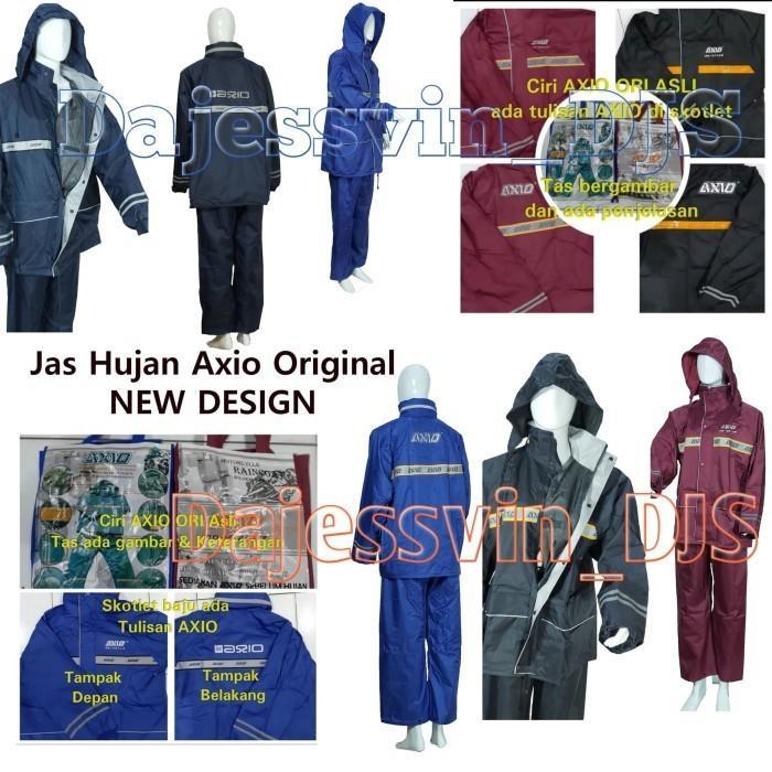 Mantol Mantel Jas Hujan AXIO Raincoat Mantel Hujan AXIO ASRIO ASSIO Original Dewasa