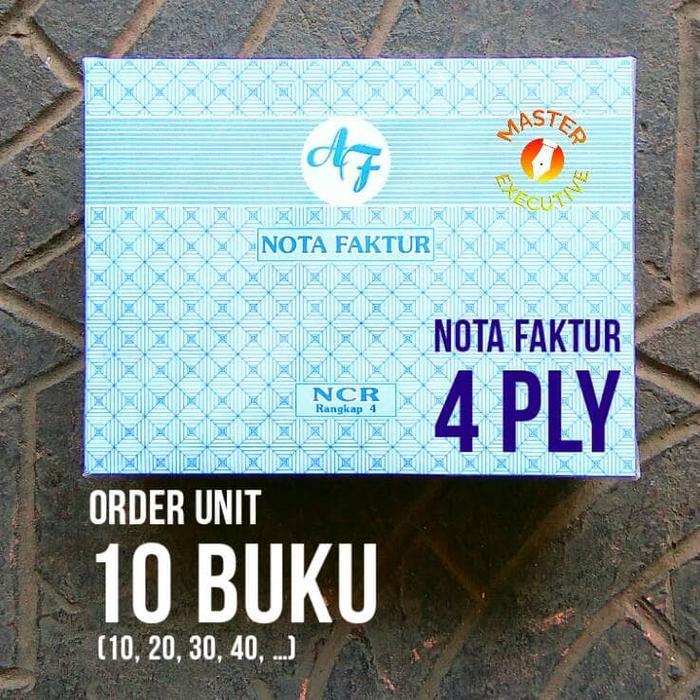 TGR AF Buku Nota Faktur 4 ply NCR / Rangkap B4