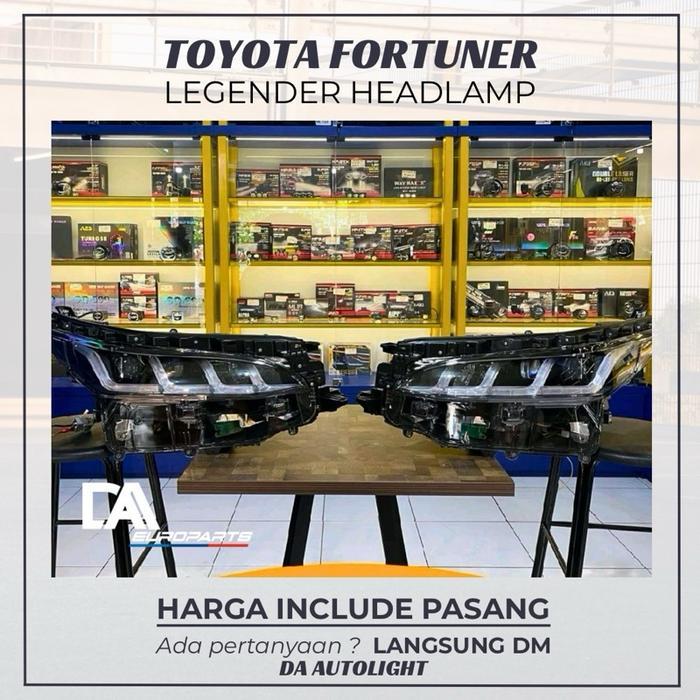 TOYOTA FORTUNER LEGENDER HEADLAMP HEAD LAMP LAMPU DEPAN