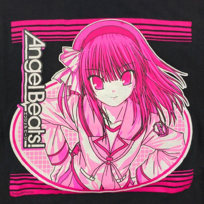 kaos anime jepang band idol angel beatz tshirt