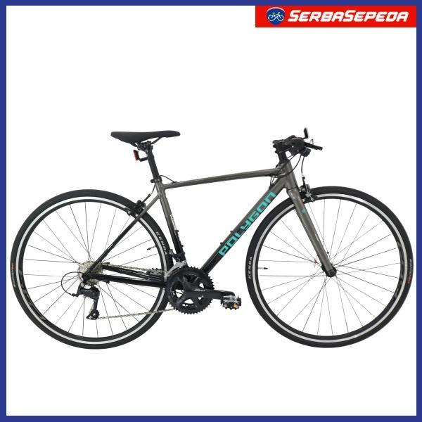 Polygon Strattos F3 Sepeda Balap / Roadbike 700C Flatbar Shimano Sora Fork Carbon