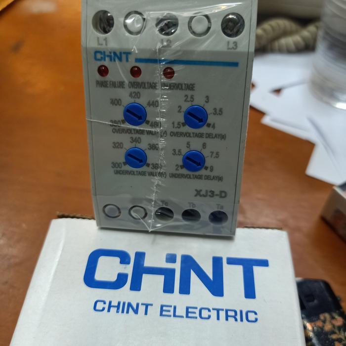 PHASE FAILURE RELAY/PHASE SAQUENCE PROTECTIVE RELAY XJ3-D AC280V CHINT HEMAT