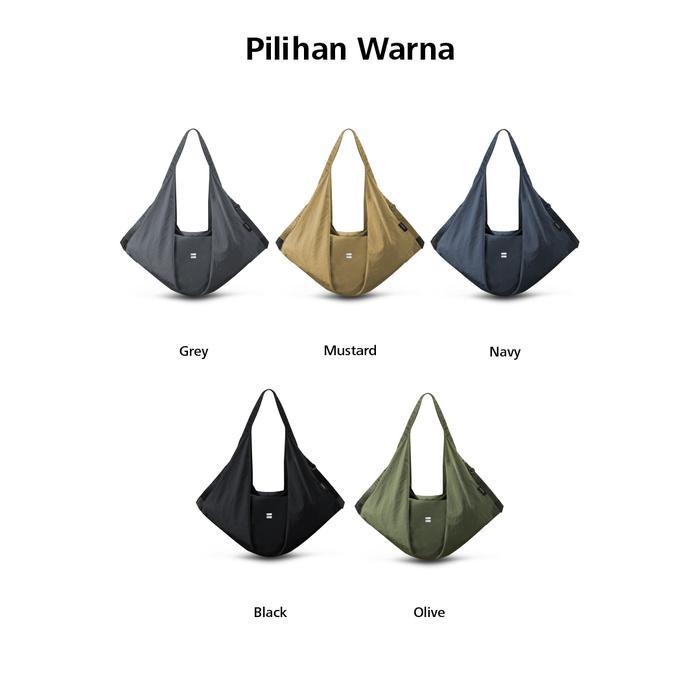 ASLI Bodypack Audagami Tasuki Bag Tas Selempang Travel Kerja Kuliah Ringan Stylish 35L READY STOCK