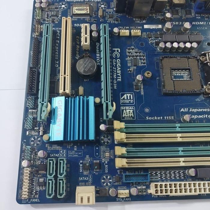 Motherboard Gigabyte GA-Z77M-D3H LGA1155 DDR3 m-ATX Intel Z77