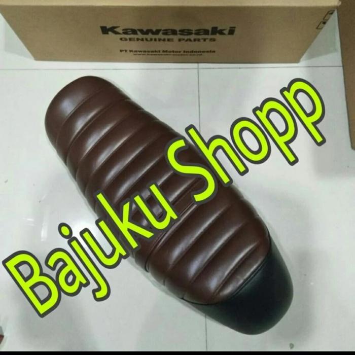Jok Jog Kawasaki W175 W 175 Cafe Racer Leather Seat Original Kawasaki Ready