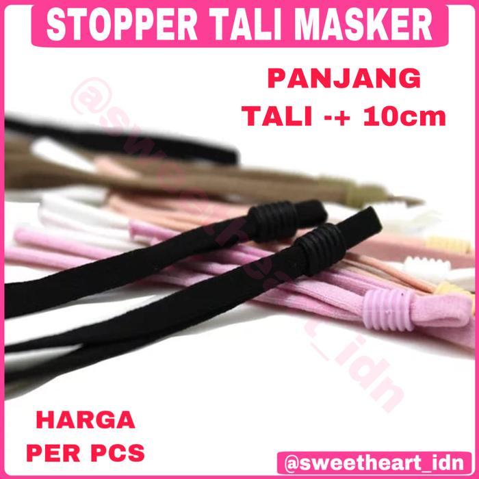 Tali masker elastis - tali masker - karet tali masker - stopper tali *