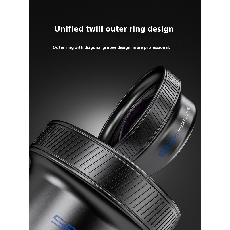 NEEWER LS-71 75mm/58mm/18mm Telephoto Lens External Phone Lens with Threaded Phone Camera Lens Clip