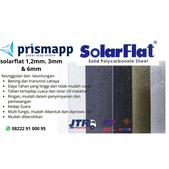 "New" Solarflat 1.2mm, Atap Solid Solartuff, Solar Flat