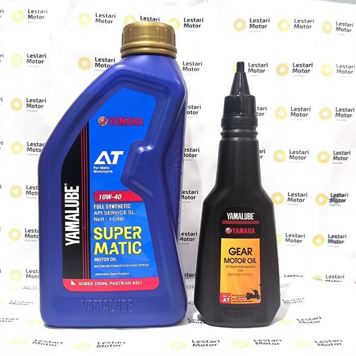 Paket Oli Yamalube Super Matic Dan Oli Gardan Nmax Xmax Aerox 155