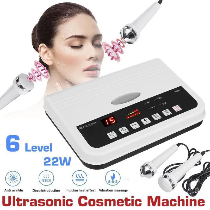Soft Cauter Alat Detox Wajah -Ultrasound 3in1 Flek Jerawat Kerutan ORI