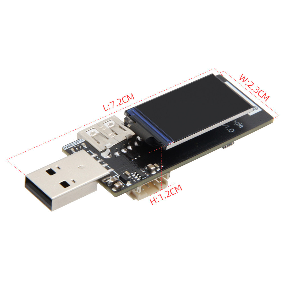 Baru LILYGO T-dongle ESP32-S2 WIFI 1.14 USB OTG