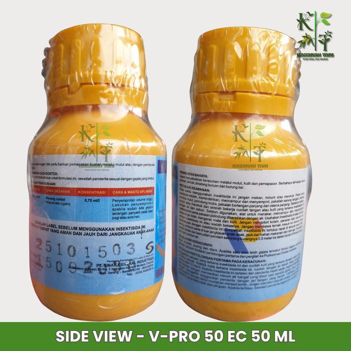 asyifashops Insektisida V-Pro 50EC 50 ml - Fipronil Wereng Coklat Semut Penggerek Batang Kutu