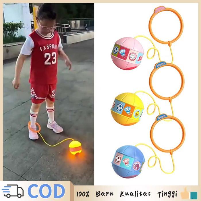 ` Hulahup Kaki Anak Jumpball Yoyo Kaki Hulahoop Lompat Kaki Full Led Jumpball Yoyo Kaki