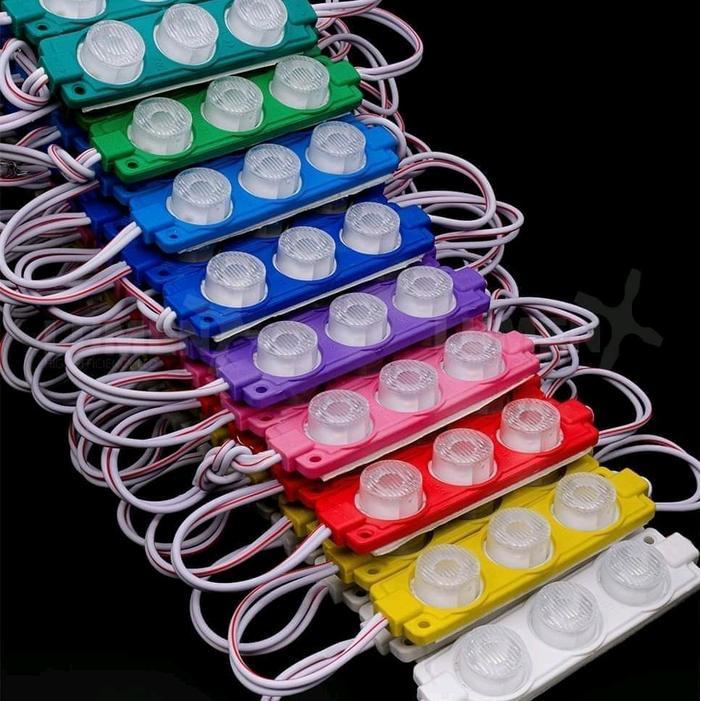"New" led modul 3 led tipe 7520 24v per 10 biji