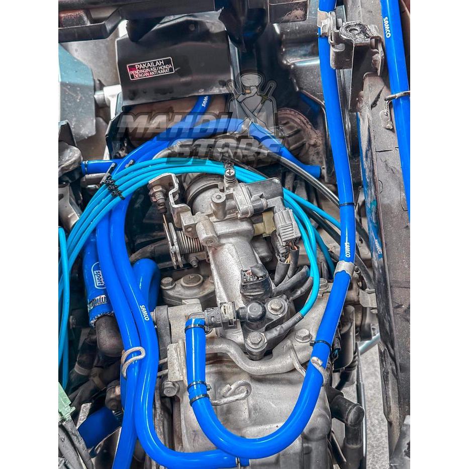 Selang Hawa Head Filter Oli Gardan Radiator Reservoir Motor Mobil Samco Biru Merah HONDA Vario LED