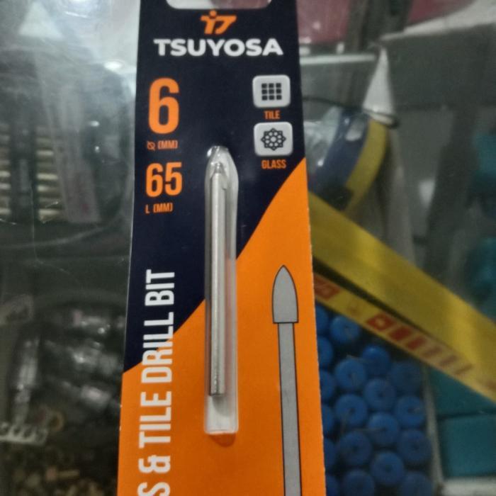 Mata Bor Kaca Tombak 6mm TSUYOSA