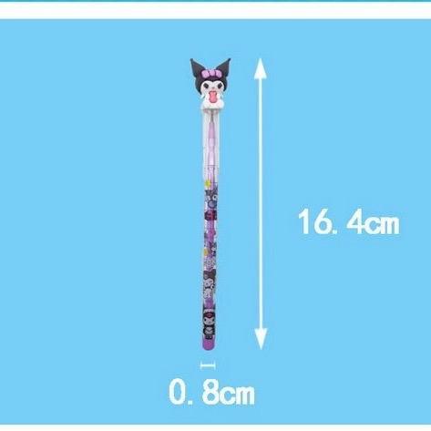Pensil Karakter / Pensil sambung susun / Pensil Susun banyak motif lucu Stationery