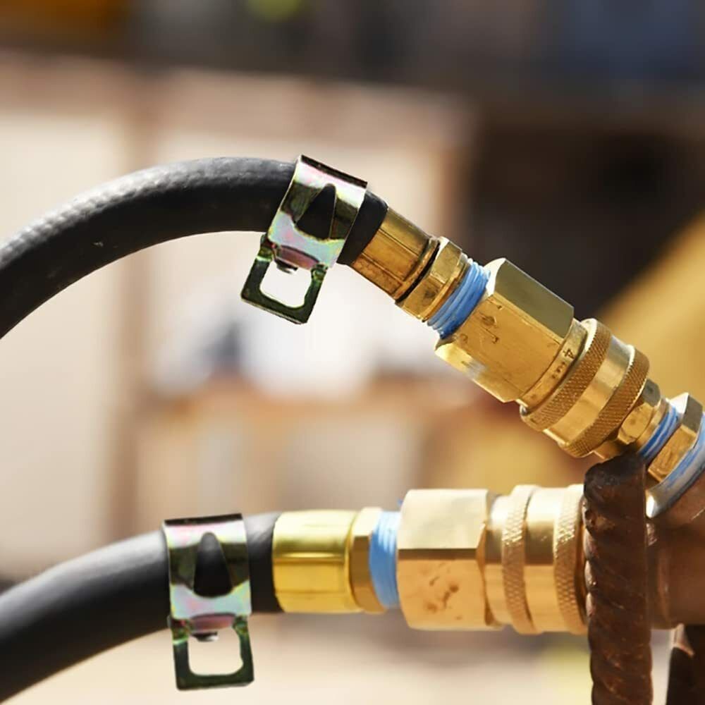 75Pcs Motorcycle Spring Clips Fuel Oil Water Hose Clip Pipe Tube Clamp Spare Set Ielts 6-10MM 5