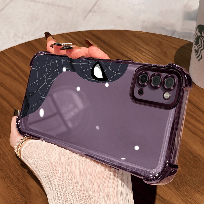 Casing Hp untuk Samsung A03s A02s M02s F02s Case Pahlawan Populer Model Pria Spiderman Kasing Cesing