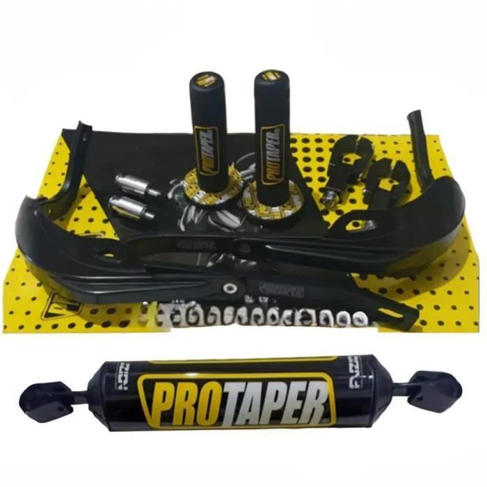 Paket Handguard Cover Protaper Busa Palang Stang KLX/CRF WR UNIVERSAL biled outdoor Aksesoris Gold