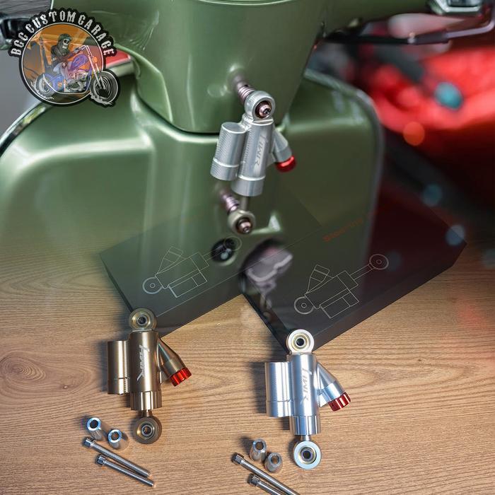 Stabilizer Steering Damper Showa Mini Crf 250-450 Vespa Universal Untuk semua jenis motor Motor