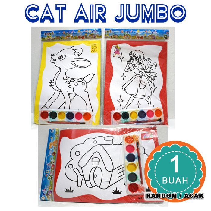 Mainan mewarnai cat air size Jumbo SATUAN - CAT AIR JUMBO Satuan