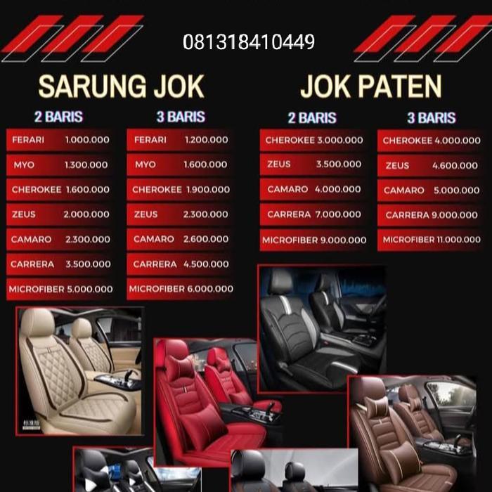 DP sarung jok mobil home service