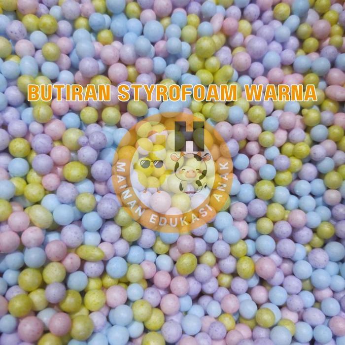 Butiran Styrofoam Beads Gabus Butiran Styrofoam Isi Bean Bag / Foam Kotak Bantal Kerajinan Mainan