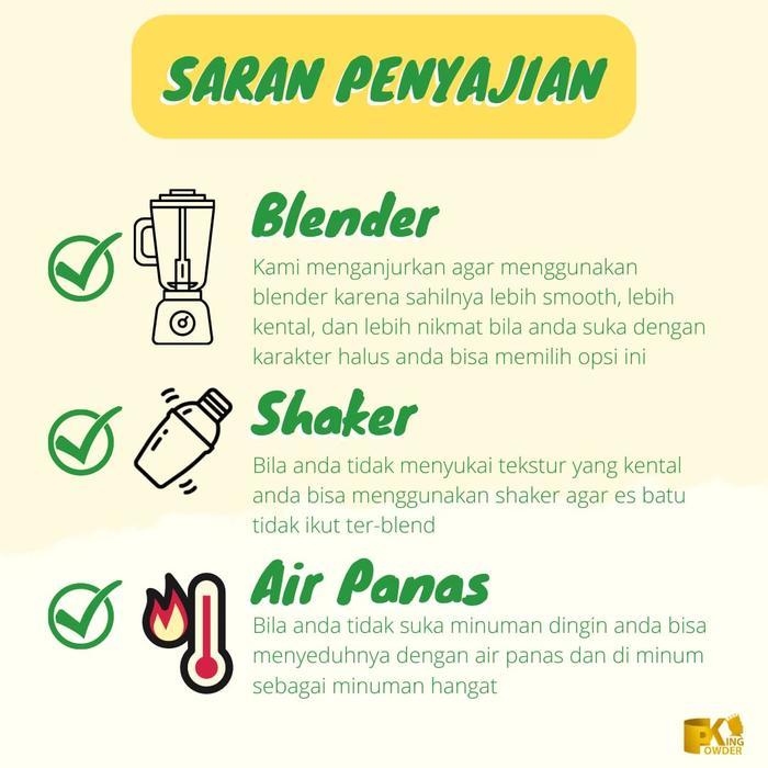 Promo Bubuk Minuman Rasa Es Teller Hijau Es Teler King Powder Original