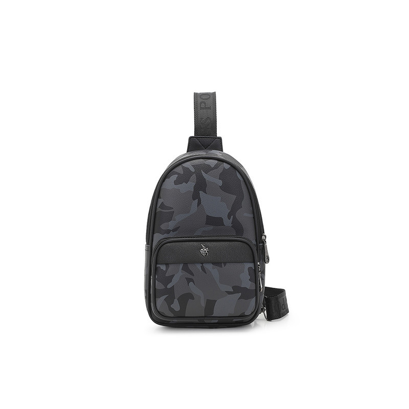 Swiss Polo Men's Camouflage Chest Bag / Sling Bag / Crossbody Bag (Tas Dada / Tas Selempang Pria) - 