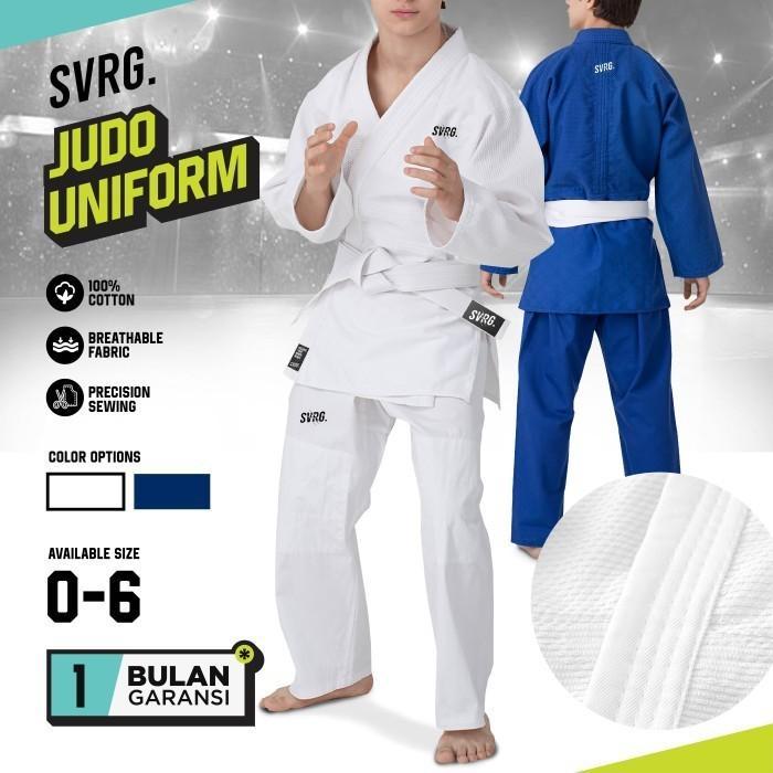 BIG SALE SVRG Gi Judo Pakaian Judogi - Baju Keikogi - Baju Judo Satu Set Unisex