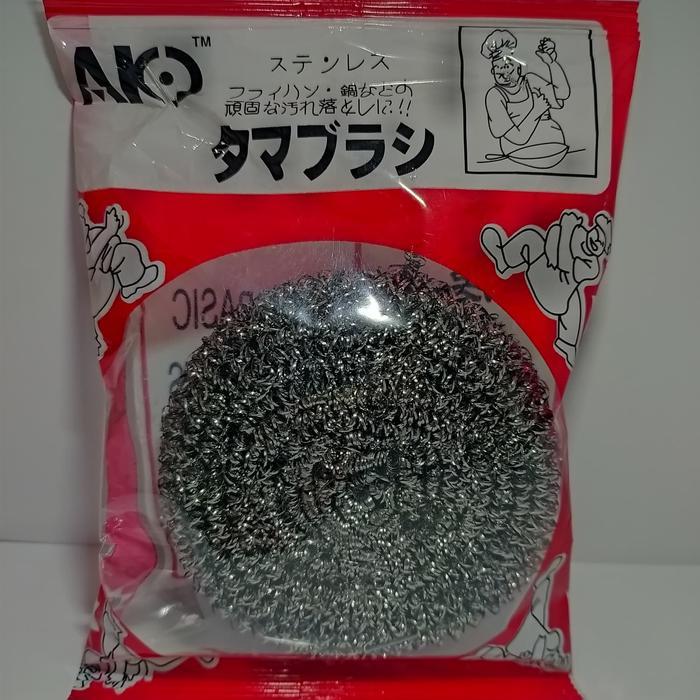 sabut kawat spiral stainless tebal besar aiko 40gr