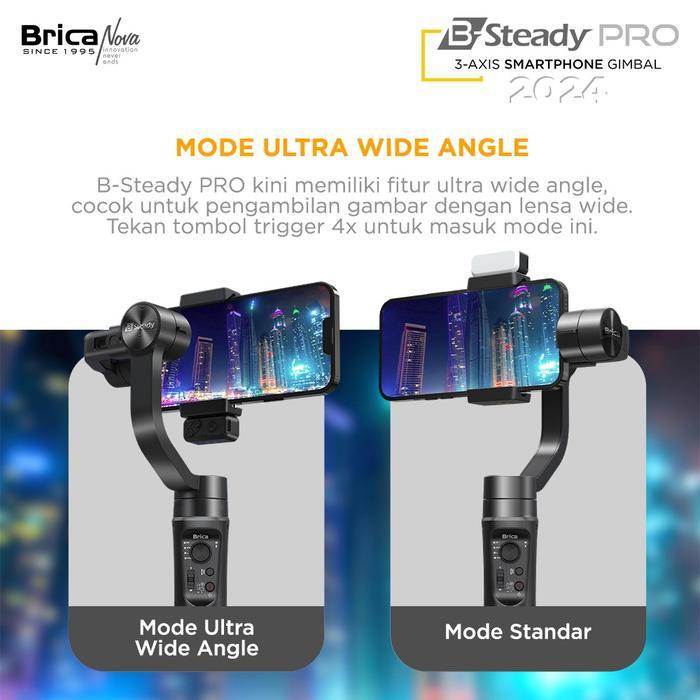 Brica B-Steady Pro 2024 - Bsteady Pro NEW 3-Axis Gimbal Stabilizer