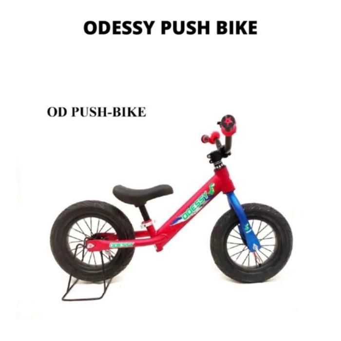 SEPEDA BALANCE BIKE PUSH BIKE ODESSY FREE HELM,PELINDUNG KAKI,PADDOCK